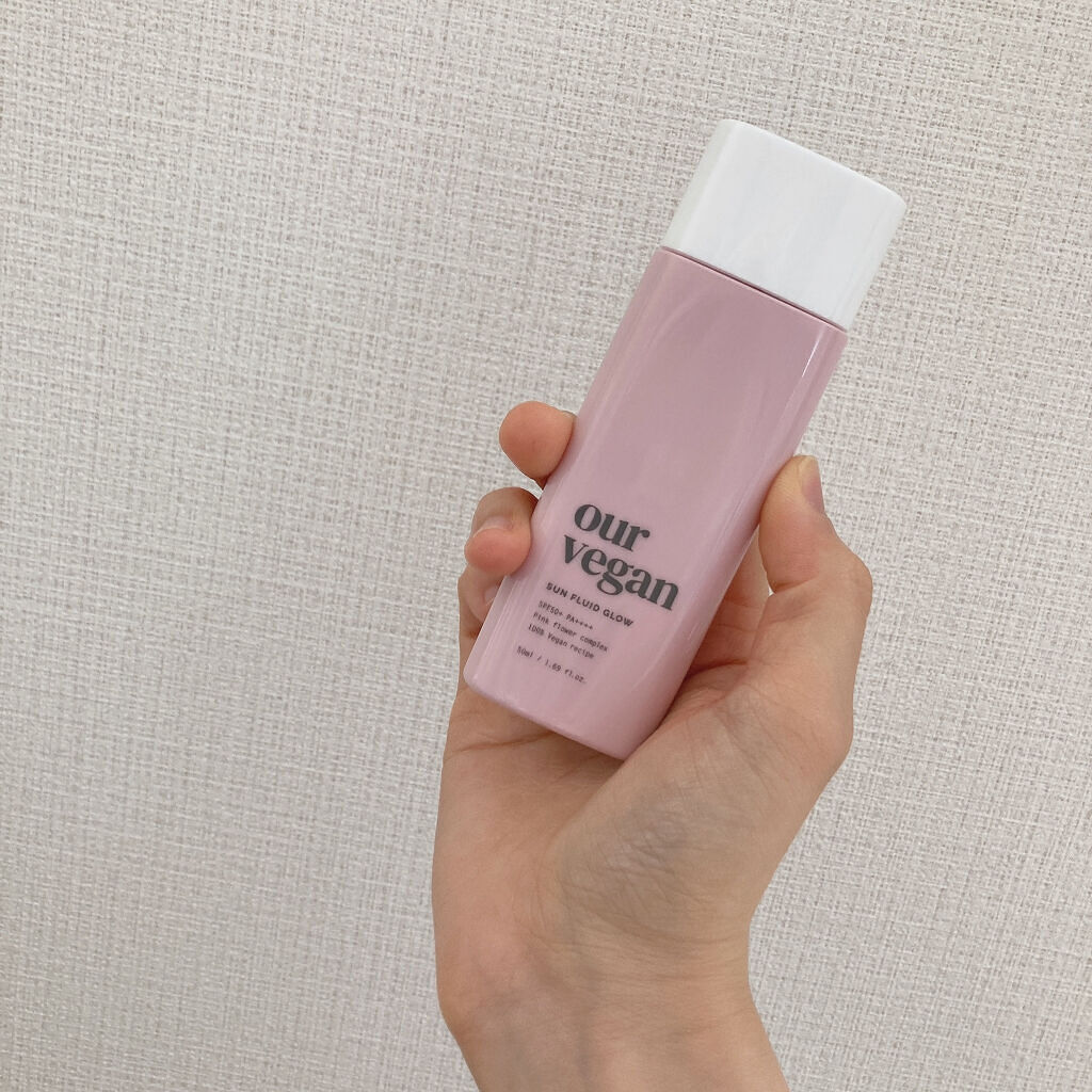 アワーヴィーガン サンプルイド グロー/manyo/化粧下地を使ったクチコミ（2枚目）