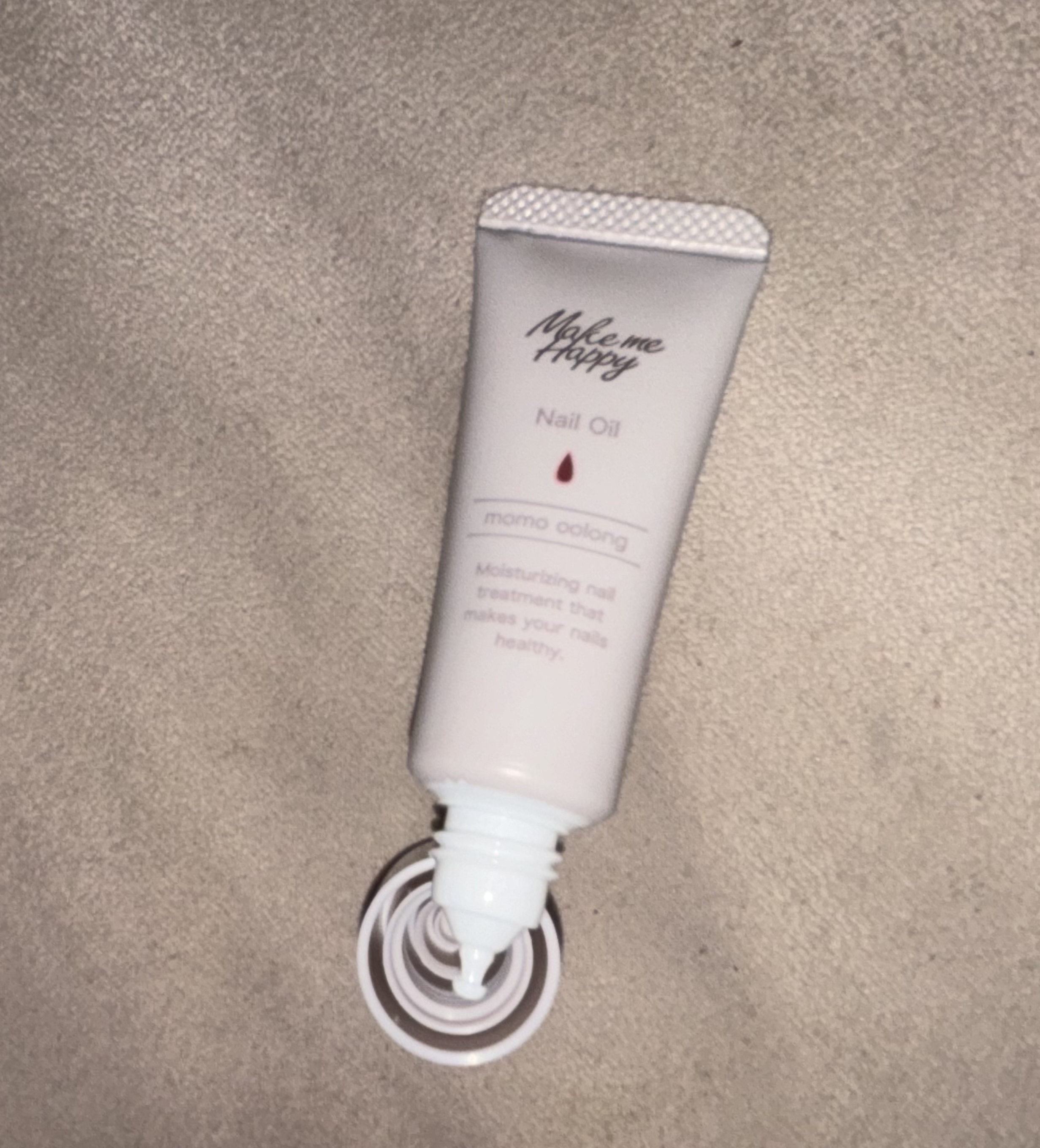 メイクミーハッピー ネイルオイル momo oolong/キャンメイク/ネイルオイル・トリートメントを使ったクチコミ（2枚目）