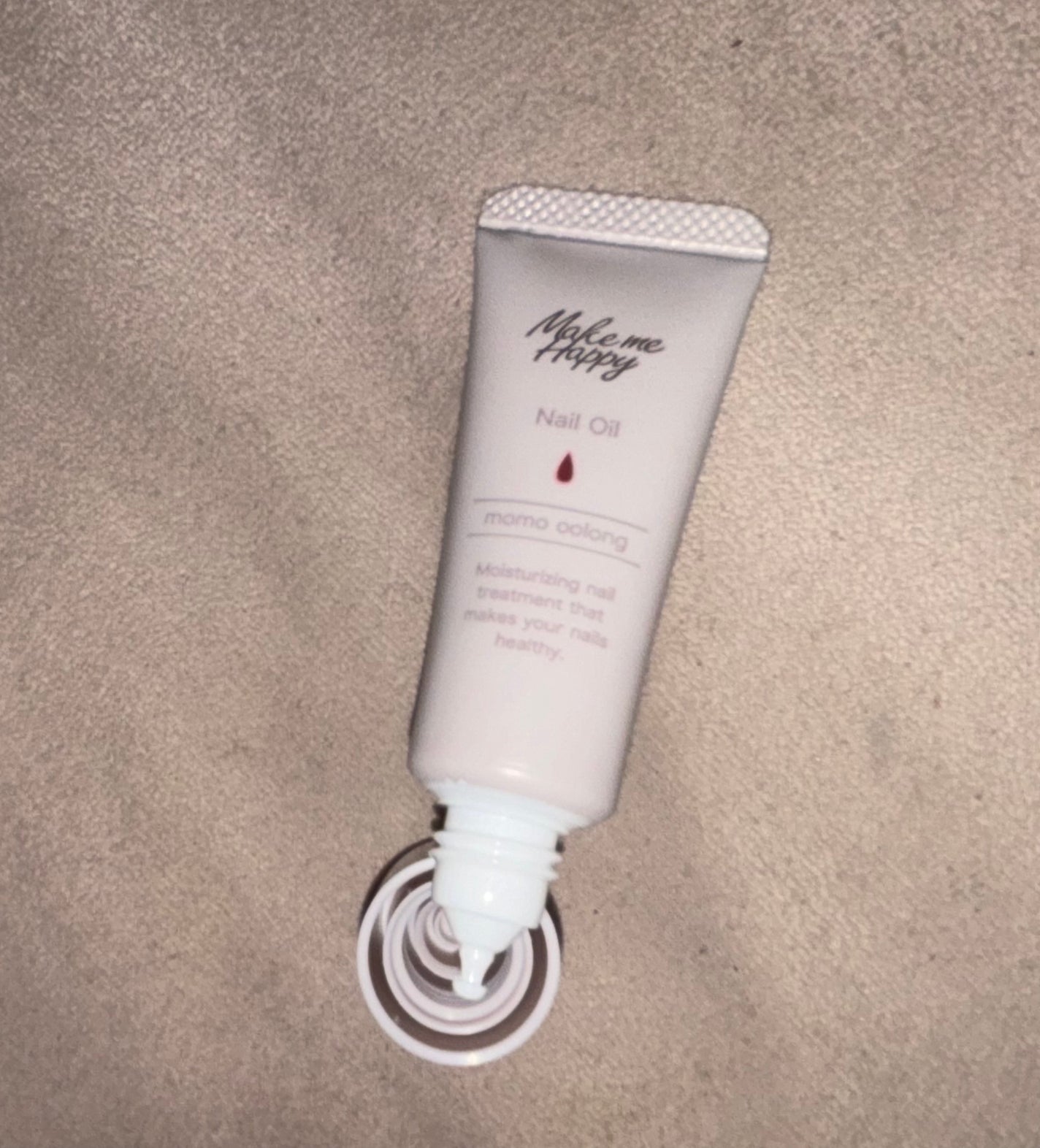 メイクミーハッピー ネイルオイル momo oolong/キャンメイク/ネイルオイル・トリートメントを使ったクチコミ(2枚目)