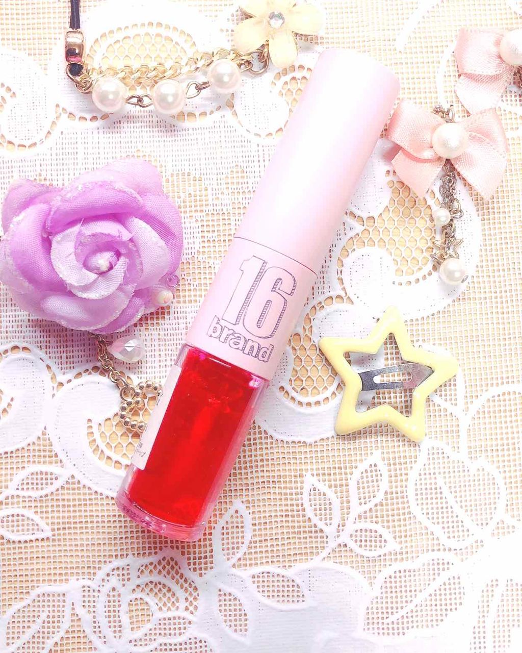 T&G/16BRAND/リップグロスを使ったクチコミ(1枚目)