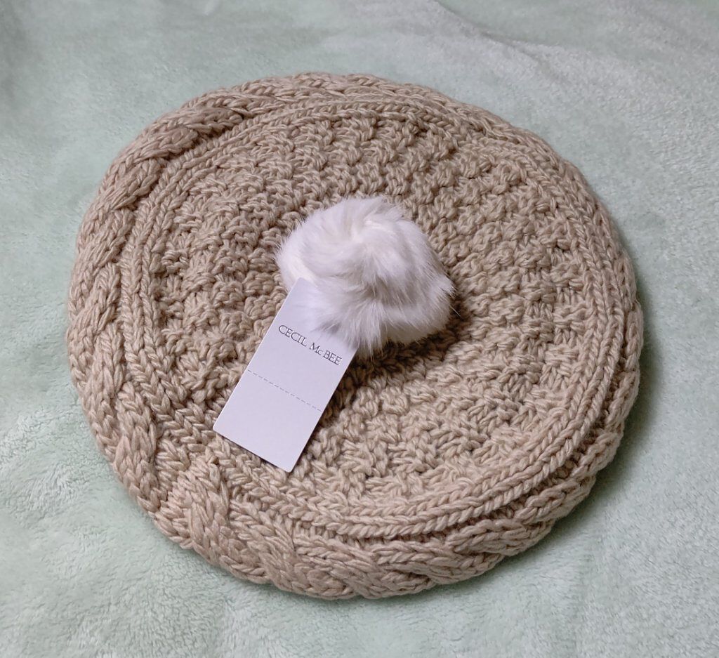 ニットベレー帽/CECIL Mc BEE(セシルマクビー)/その他を使ったクチコミ（1枚目）