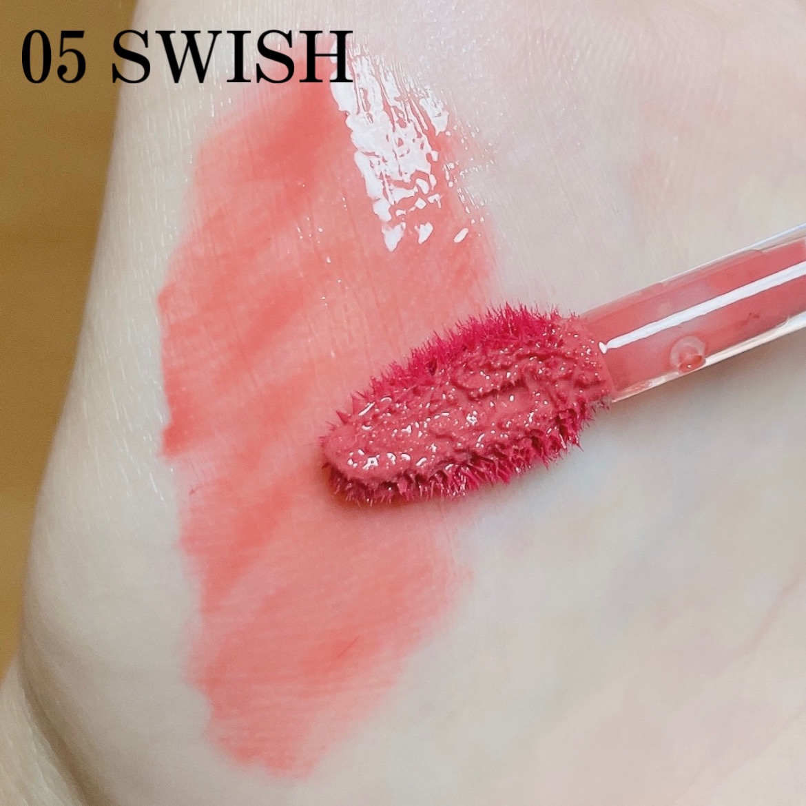 ハートクラッシュ ベアグレイズティント/HOLIKA HOLIKA/リップティントを使ったクチコミ（2枚目）