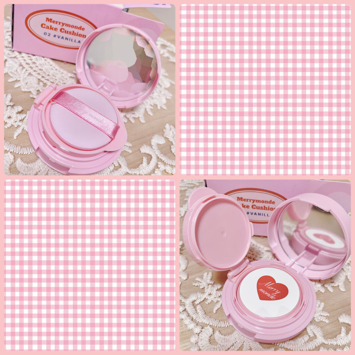 ハッピーユアデイクッション/Merrymonde/クッションファンデーションを使ったクチコミ（3枚目）