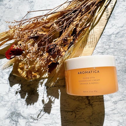 グロービタグットナイトクリーム/AROMATICA/フェイスクリームを使ったクチコミ(5枚目)