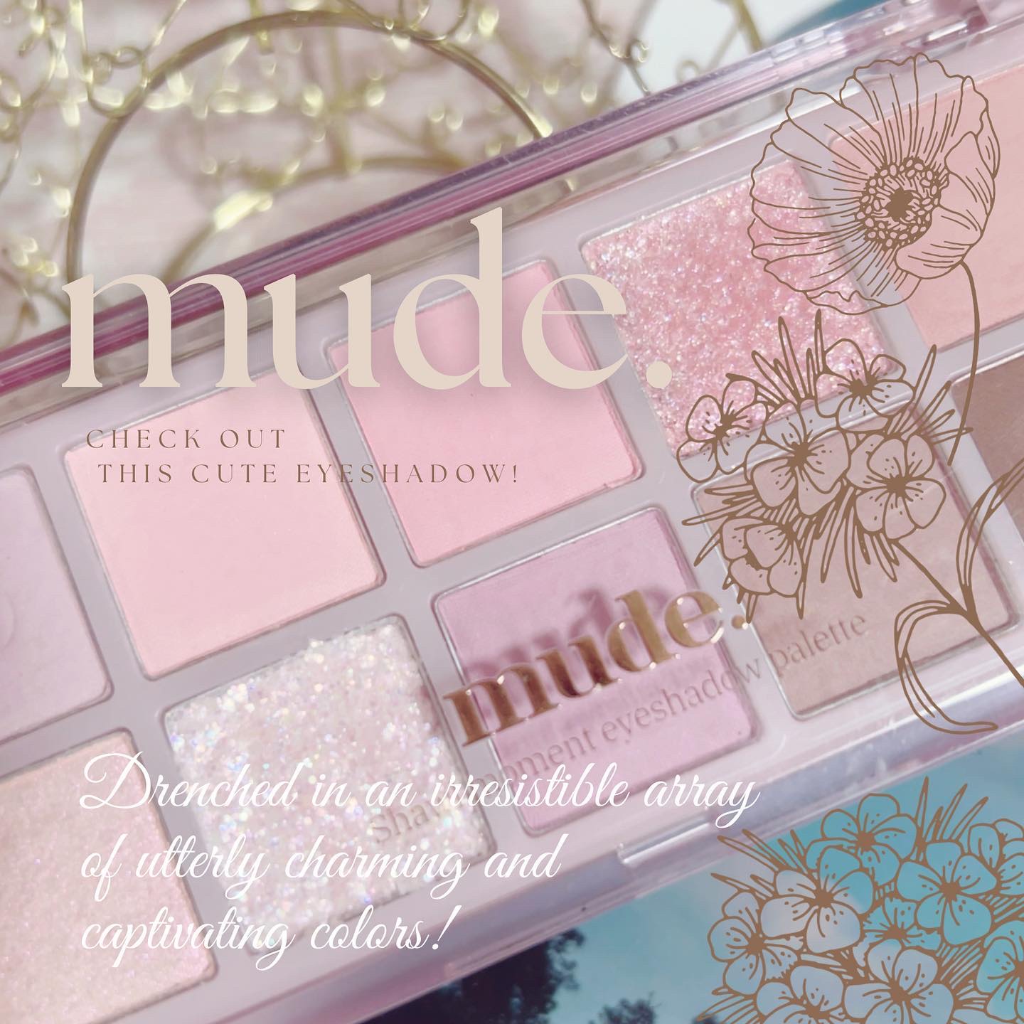 MDショールモーメント アイシャドウパレット/mude/アイシャドウパレットを使ったクチコミ（1枚目）