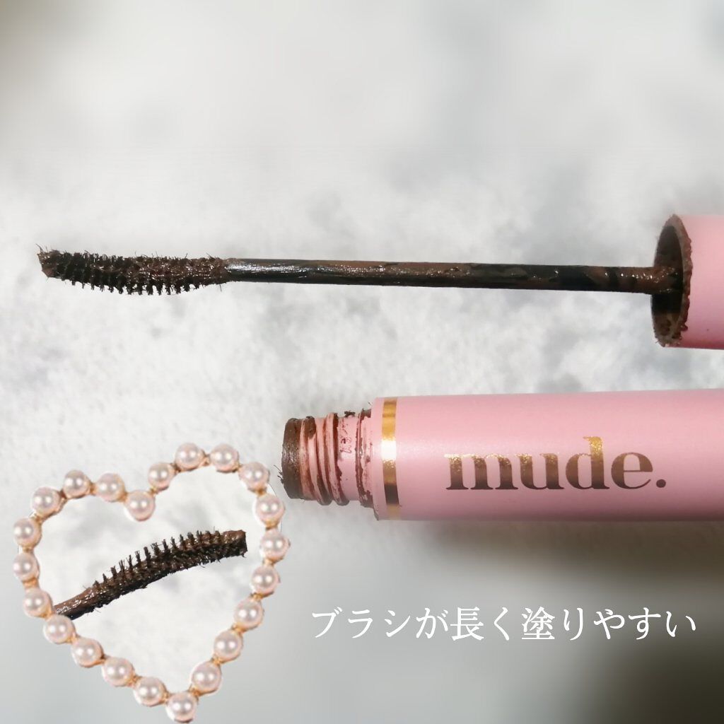 MD インスパイアロングラッシュ カーリングマスカラ/mude./マスカラを使ったクチコミ（2枚目）