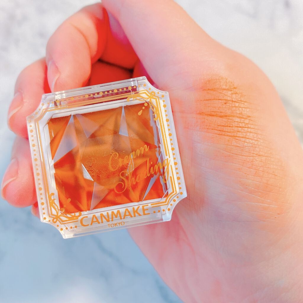 クリームシェーディング 02 ハニーブラウン/キャンメイク/シェーディングを使ったクチコミ（2枚目）