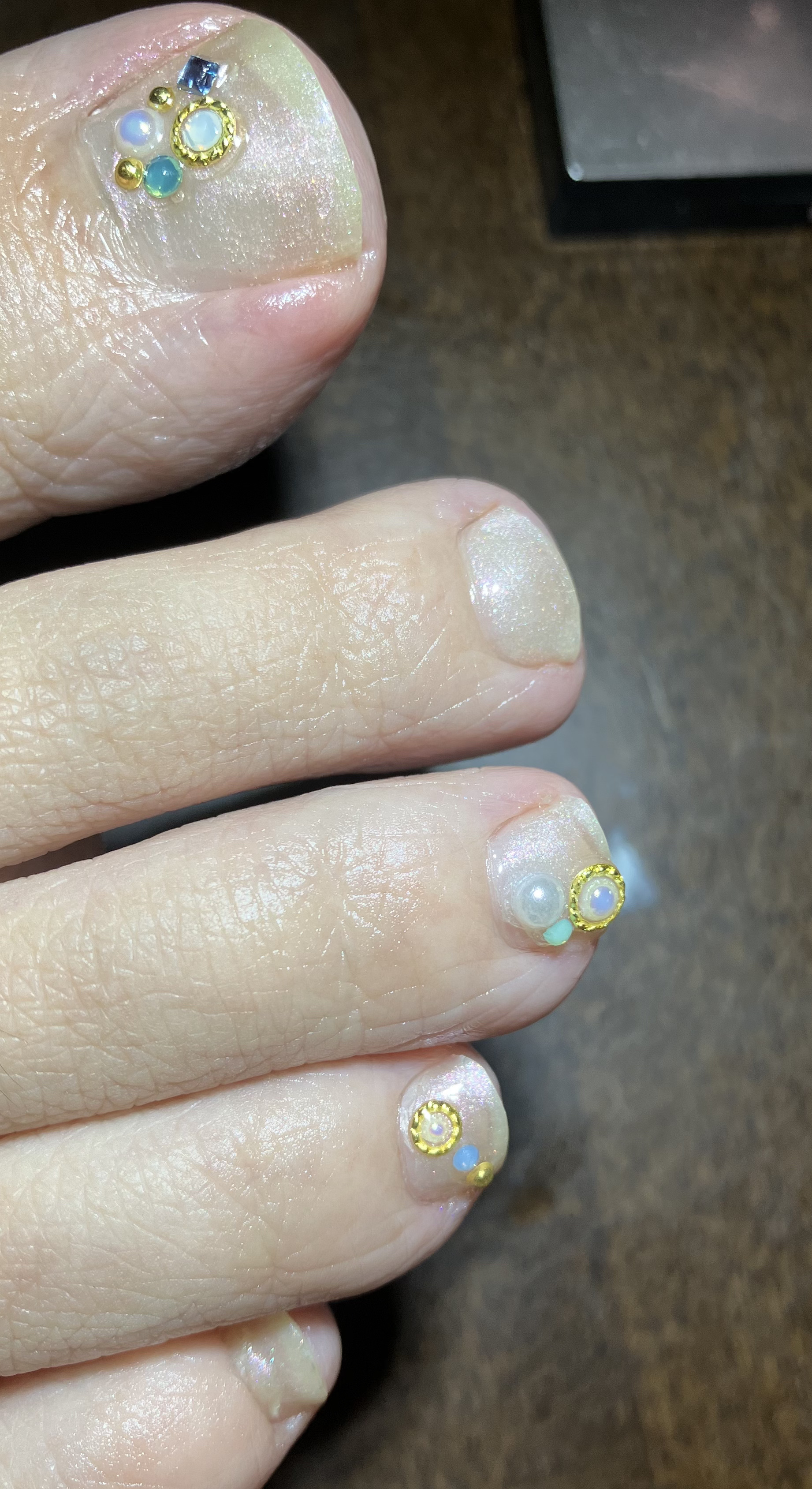 ネイルシール/DAISO/ネイルシールを使ったクチコミ（2枚目）