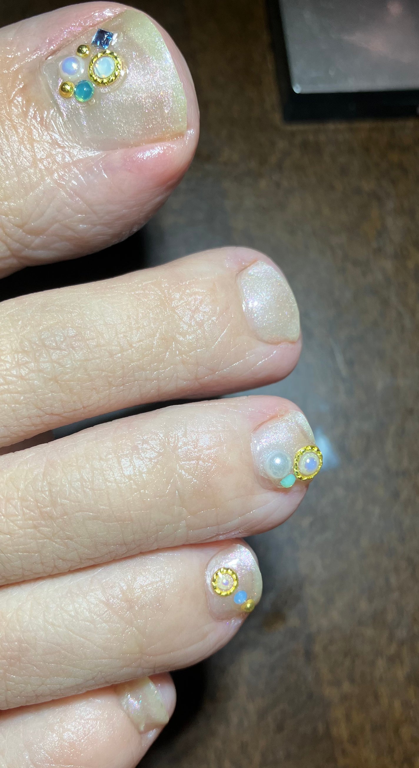 ネイルシール/DAISO/ネイルシールを使ったクチコミ(2枚目)