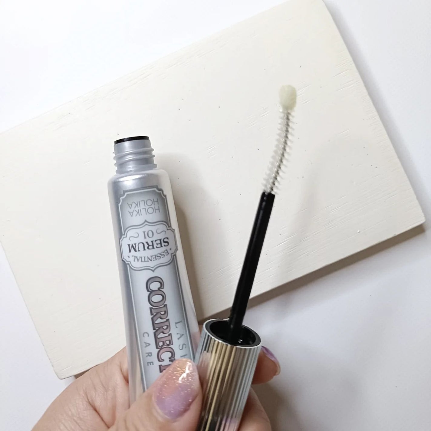 ラッシュコレクティングケア エッセンシャルセラム/HOLIKA HOLIKA/まつげ美容液を使ったクチコミ(3枚目)