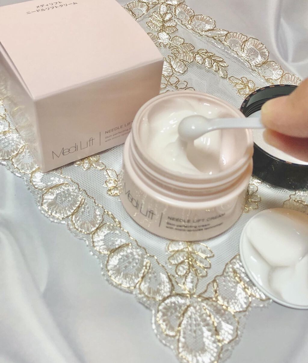 メディリフト ニードルリフトクリーム/YA-MAN TOKYO JAPAN/フェイスクリームを使ったクチコミ(3枚目)