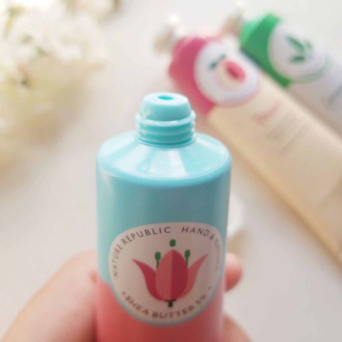 ハンドクリーム(ピーチ)/ネイチャーリパブリック/ハンドクリームを使ったクチコミ（2枚目）