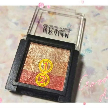 UR GLAM GRADATION EYESHADOW/U R GLAM/アイシャドウパレットを使ったクチコミ(3枚目)
