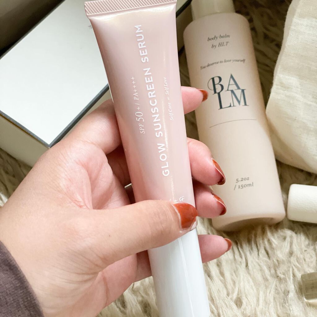 グロウサンスクリーンセラム/Her lip to BEAUTY/日焼け止めローションを使ったクチコミ(4枚目)