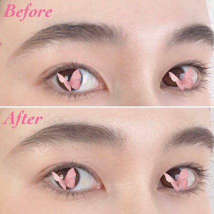 カラーチェンジアイブロウ 07 サクラブラウン/キャンメイク/眉マスカラを使ったクチコミ(3枚目)