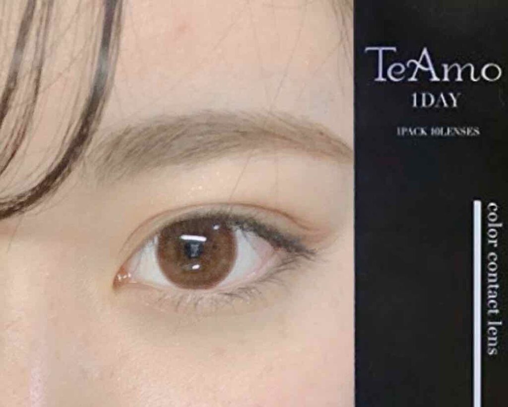 TeAmo 1DAY/TeAmo/ワンデー(1DAY)カラコンを使ったクチコミ(1枚目)