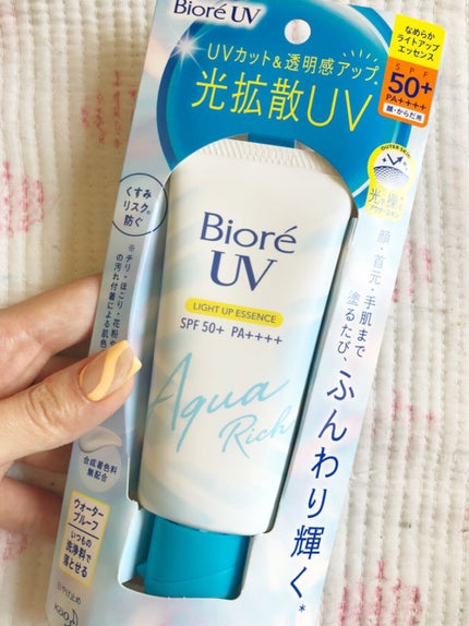 ビオレUV アクアリッチ ライトアップエッセンス/ビオレ/日焼け止めクリームを使ったクチコミ(1枚目)