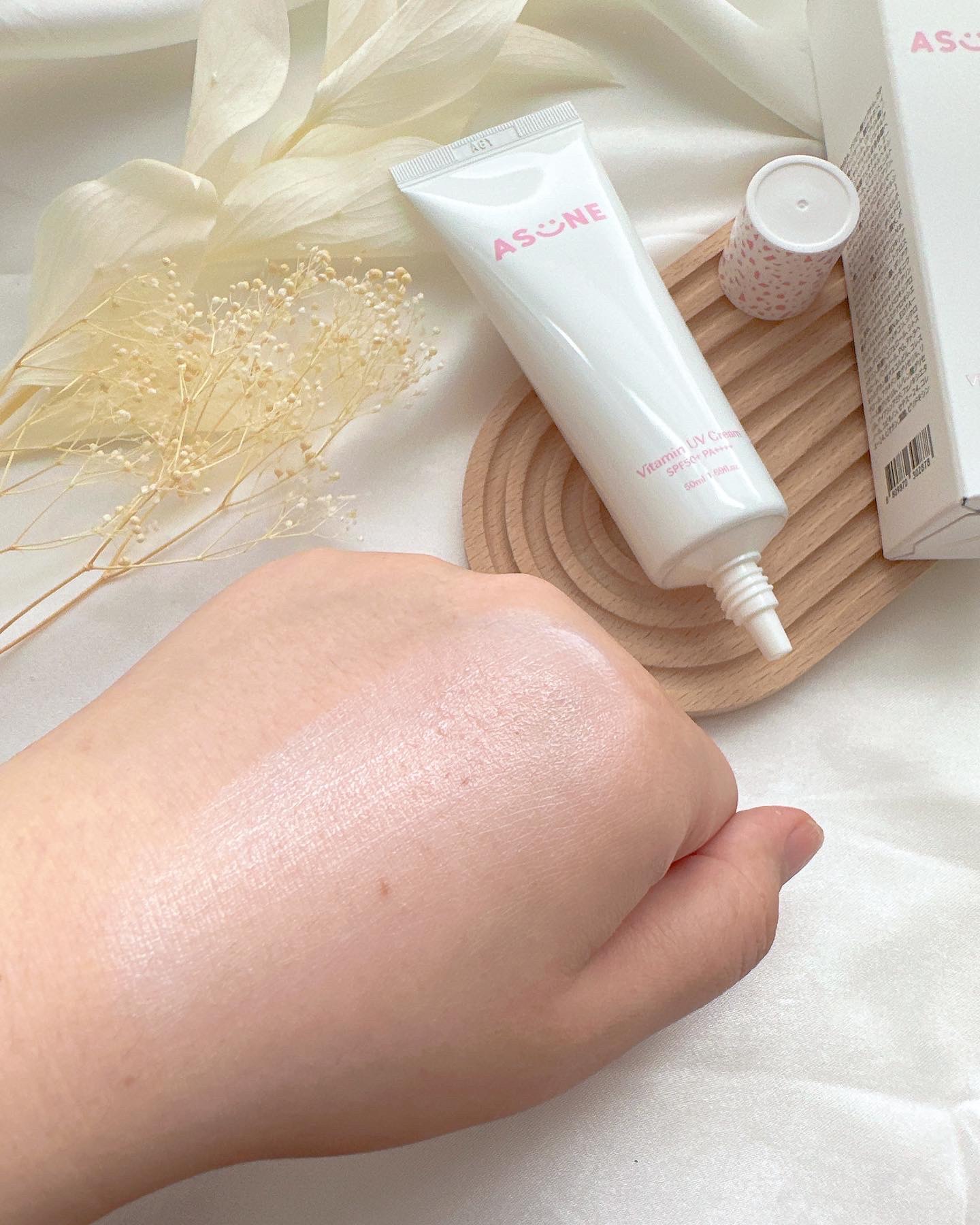 ビタミン UVクリーム/ASUNE /日焼け止めクリームを使ったクチコミ（3枚目）