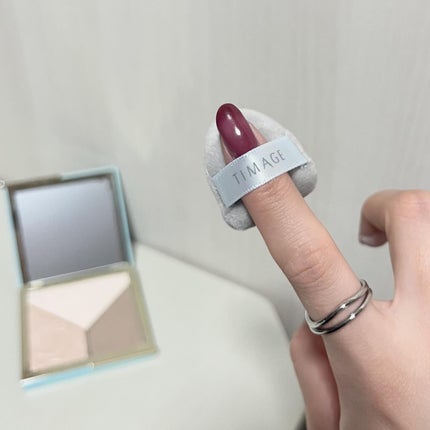 ハイライトシェーディングパレット/TIMAGE/パウダーハイライトを使ったクチコミ(4枚目)