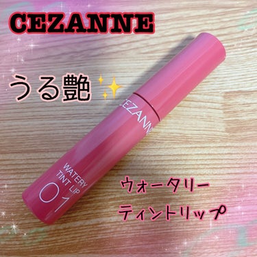 CEZANNE　
ウォータリーティントリップ
¥660

今回は01のナチュラルピンクを購入してみました！

01 ナチュラルピンク
顔が華やかな印象になるピンク。発色も良く、綺麗に仕上がります。


