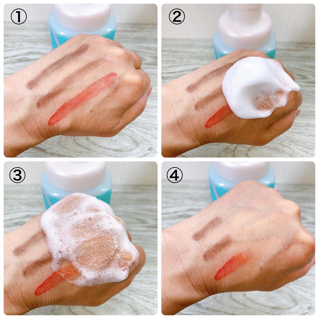 泡クリームメイク落とし/ビオレ/クレンジングクリームを使ったクチコミ(4枚目)