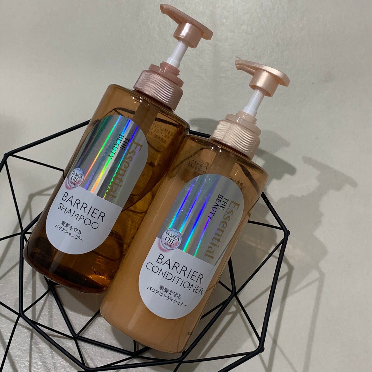 ザビューティ 髪のキメ美容素髪を守る バリアシャンプー/コンディショナー/エッセンシャル/シャンプー・コンディショナーを使ったクチコミ(8枚目)