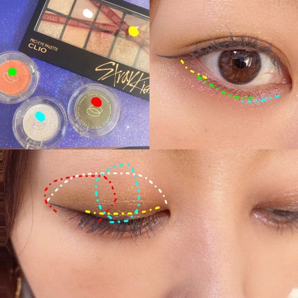 マルチグリッターカラー/ENBAN TOKYO/単色アイシャドウを使ったクチコミ(3枚目)