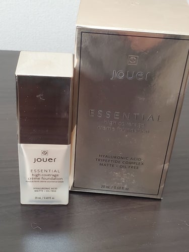 Essential High Coverage Crème Foundation/Jouer Cosmetics/リキッドファンデーションを使ったクチコミ（1枚目）