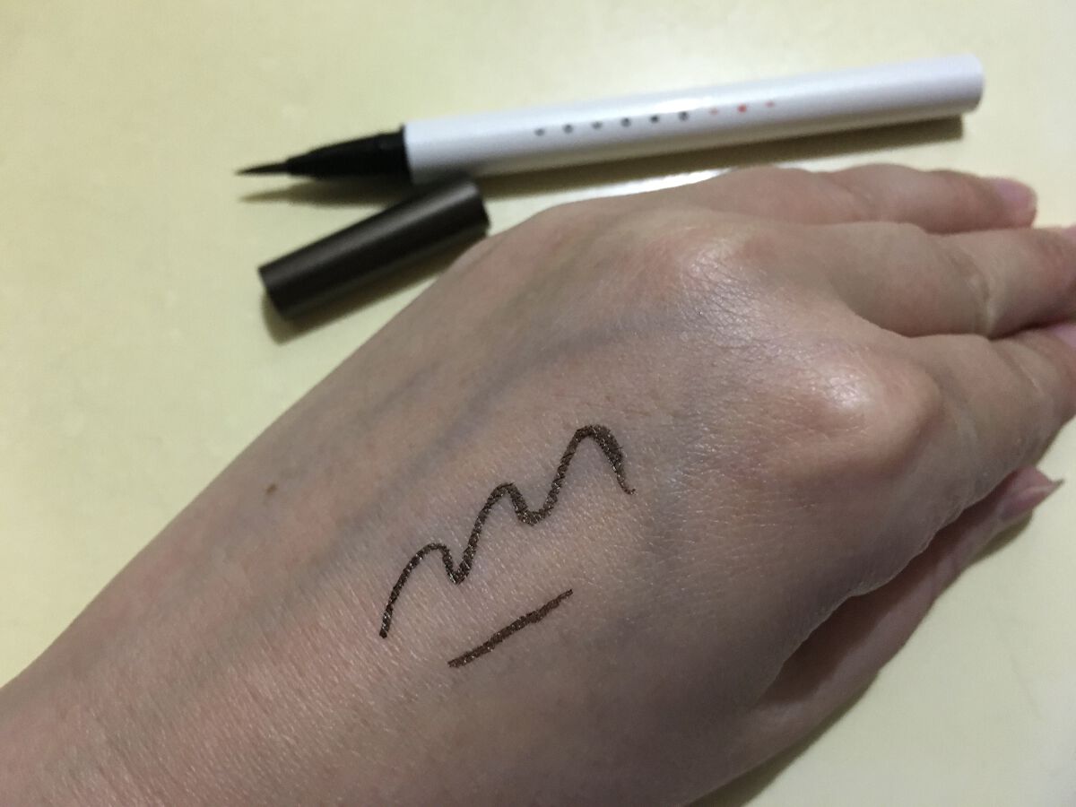 アイデザインライナー BRBK ブロンズブラック/COCOROIKI/リキッドアイライナーを使ったクチコミ（2枚目）