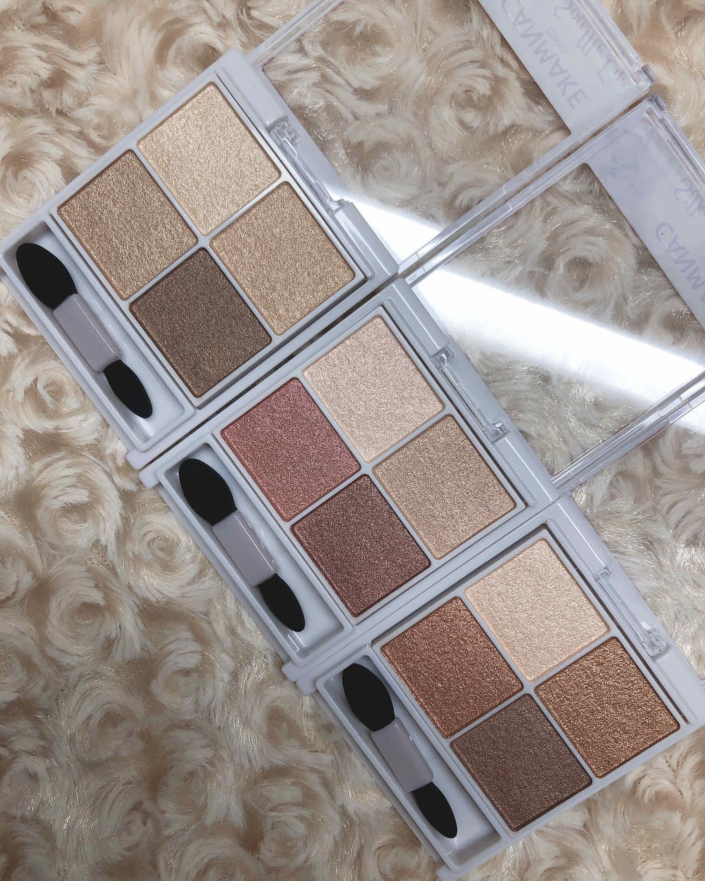 シルキースフレアイズ/キャンメイク/アイシャドウパレットを使ったクチコミ(3枚目)