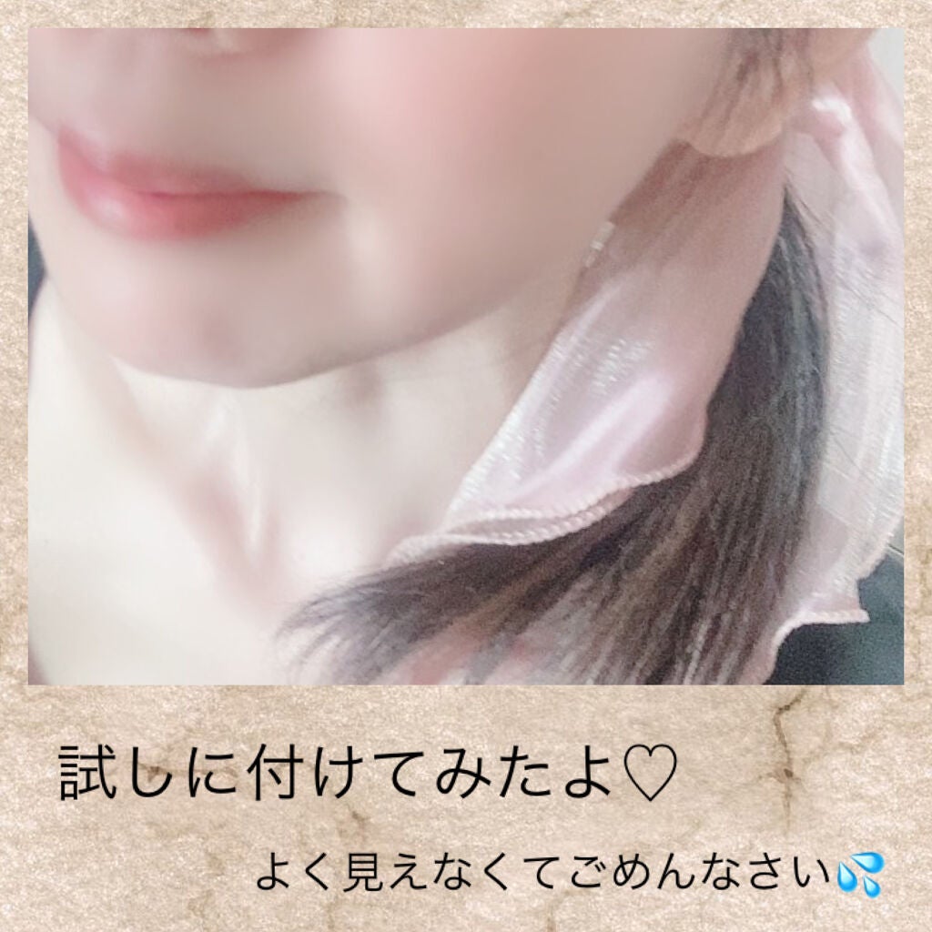 シャイニーロングリボンシュシュ/キャンドゥ/ヘアアクセサリーを使ったクチコミ(2枚目)