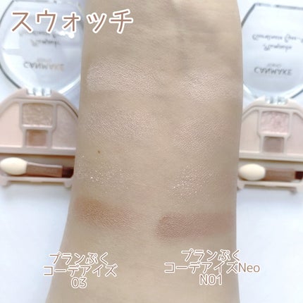 プランぷくコーデアイズ/キャンメイク/パウダーアイシャドウを使ったクチコミ(4枚目)