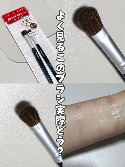 アイシャドウブラシセット/ロージーローザ/メイクブラシを使ったクチコミ(1枚目)