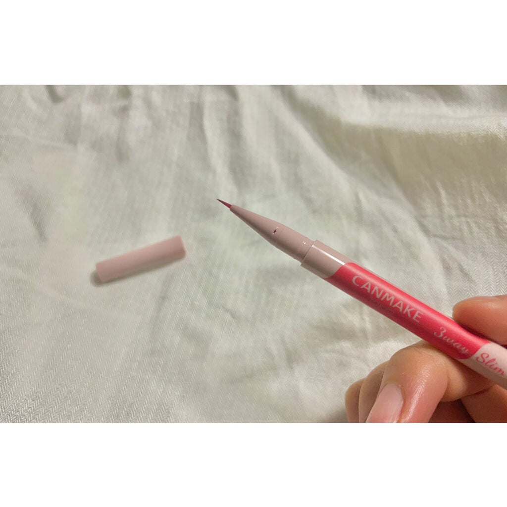 3wayスリムアイルージュライナー/キャンメイク/リキッドアイライナーを使ったクチコミ(2枚目)