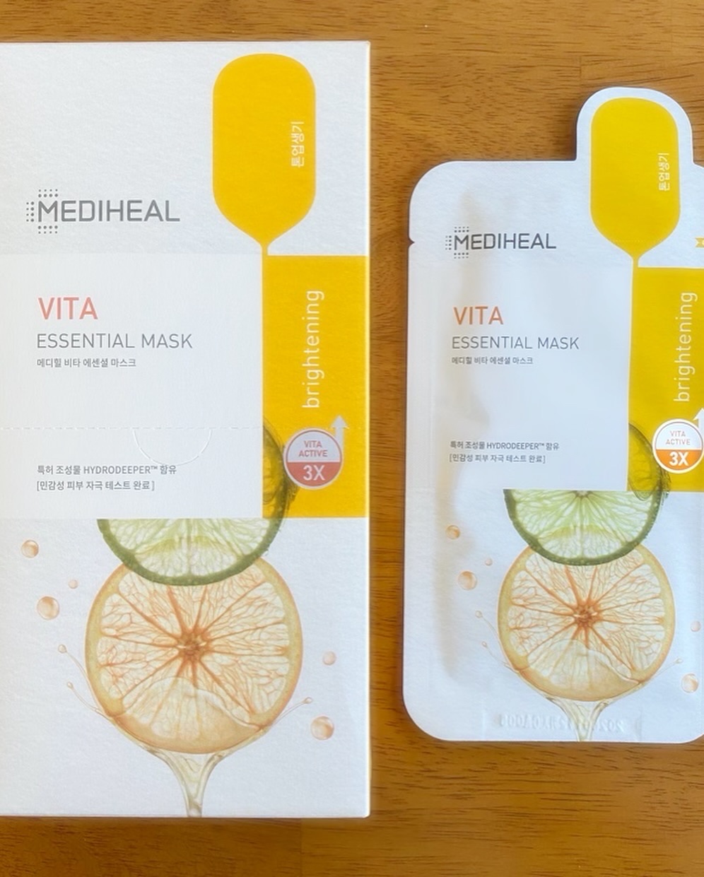 ビタミンＣ エッセンシャルマスククリアトーニング/MEDIHEAL/シートマスク・パックを使ったクチコミ（3枚目）
