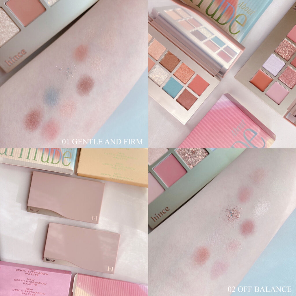 ニューデップスアイシャドウパレット/hince/アイシャドウパレットを使ったクチコミ（2枚目）