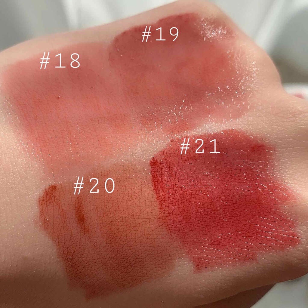 ジューシーラスティングティント/rom&nd/リップティントを使ったクチコミ(3枚目)