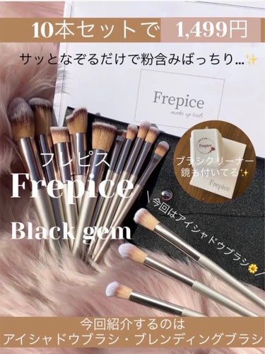 Black gem/Frepice/メイクブラシを使ったクチコミ（1枚目）