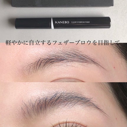クリアアイブロウフィクサー/KANEBO/眉マスカラを使ったクチコミ(4枚目)