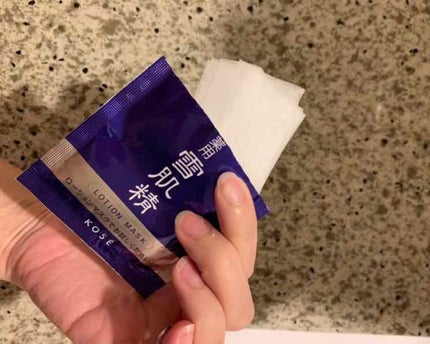 薬用 雪肌精 マスク/雪肌精/シートマスク・パックを使ったクチコミ(1枚目)