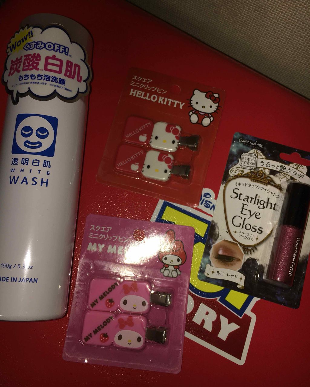 スクエアミニクリップピン/セリア/ヘアアクセサリーを使ったクチコミ（1枚目）