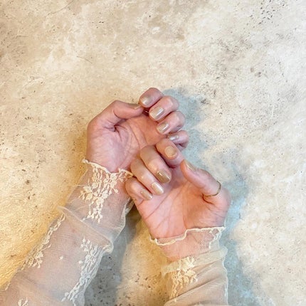 エリー on LIPS 「𓅰𓅰𓅰𓂃𓂃𓂃ジェルネイル素材を60%硬化させた貼る「セミジ..」(4枚目)