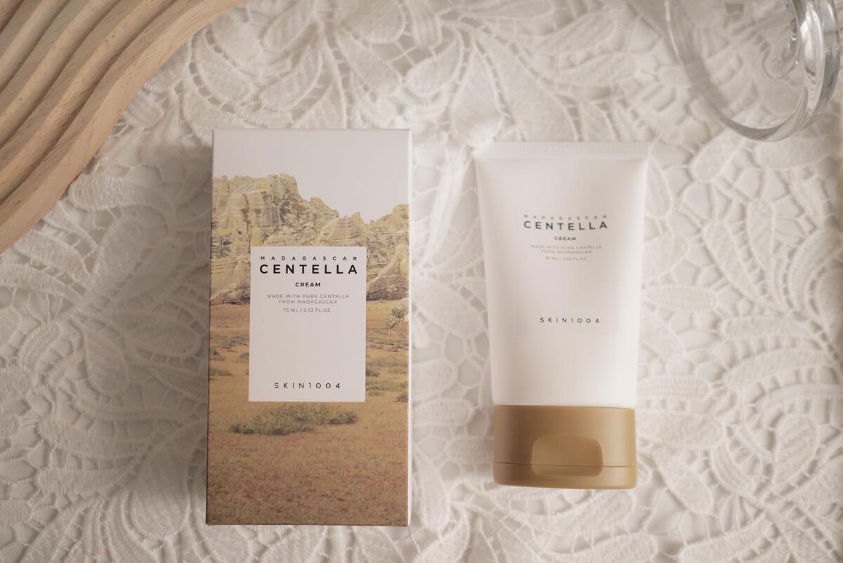 センテラ スージングクリーム/SKIN1004/フェイスクリームを使ったクチコミ(4枚目)