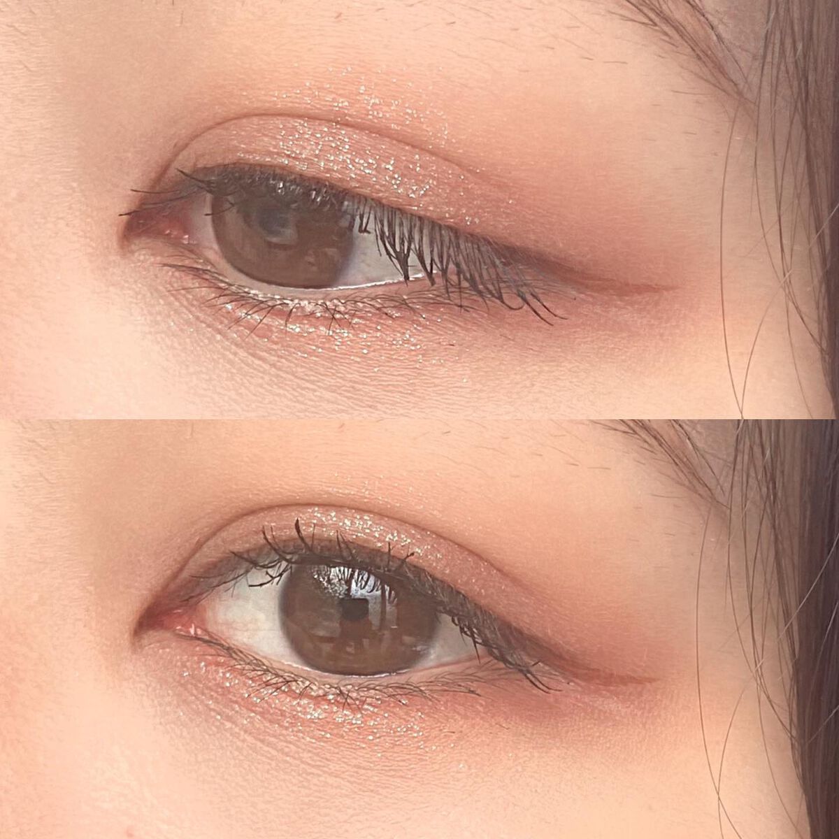 「密着アイライナー」ショート筆リキッド/デジャヴュ/リキッドアイライナーを使ったクチコミ（3枚目）