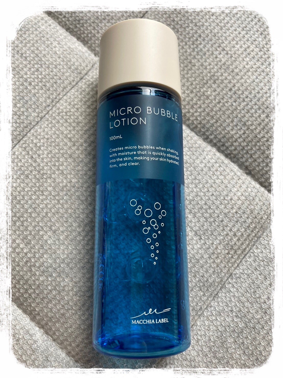 薬用マイクロバブルローション/Macchia Label/化粧水を使ったクチコミ(1枚目)