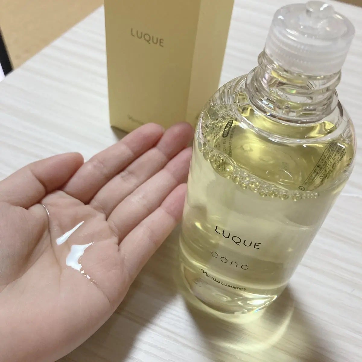 ルクエ コンク/ナリス化粧品/拭き取り化粧水を使ったクチコミ(2枚目)