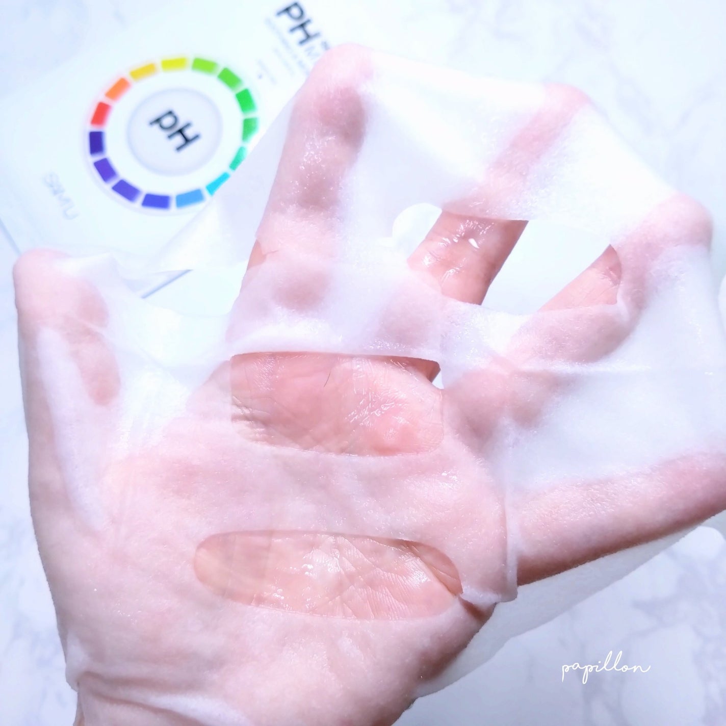 PHセンシティブマスクスージング&モイスト/SAM'U/シートマスク・パックを使ったクチコミ(5枚目)