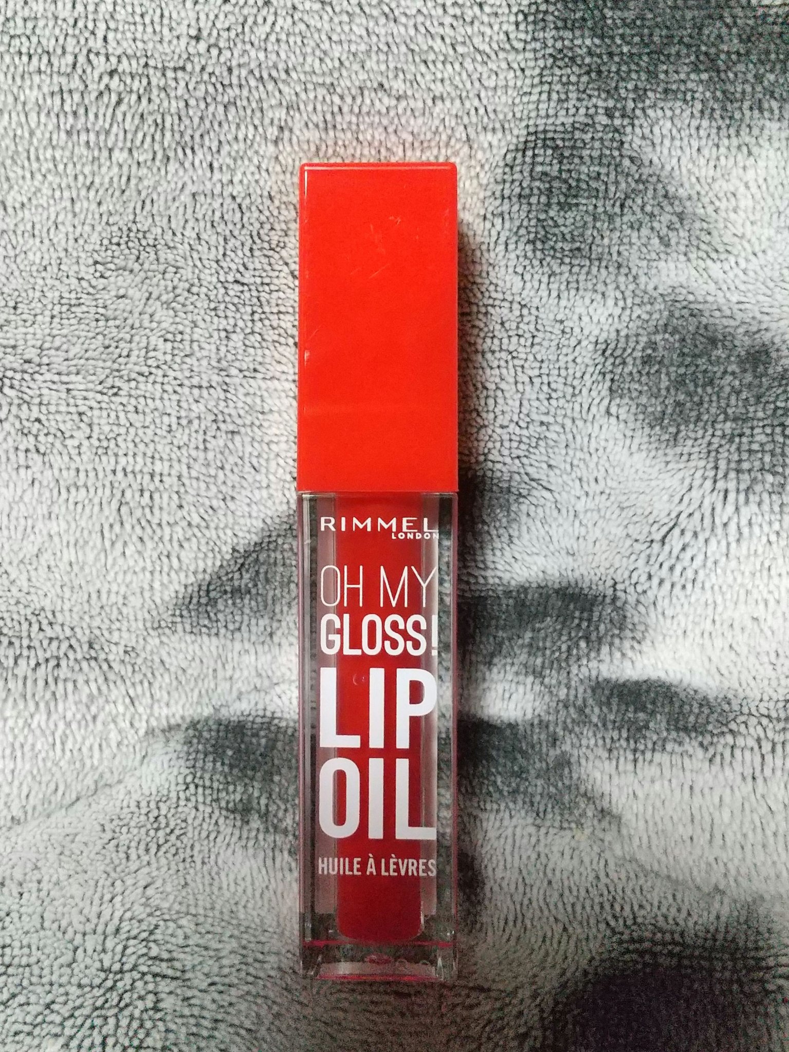 オーマイグロス リップオイル 004 ビビッドレッド(ザクロの香り)/リンメル ロンドン/リップグロスを使ったクチコミ（1枚目）
