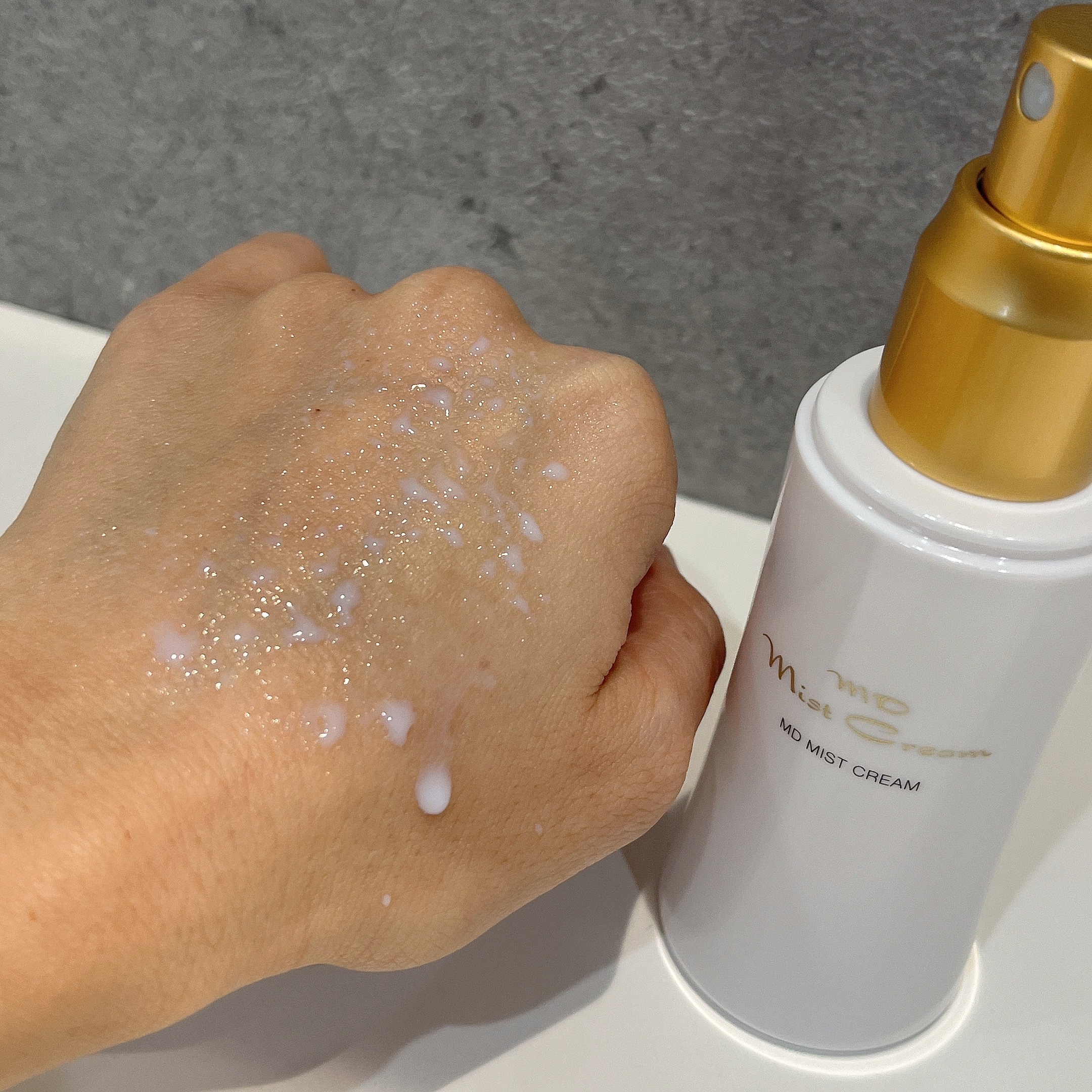 ミストクリーム/MD(エムディ)/フェイスクリームを使ったクチコミ（2枚目）