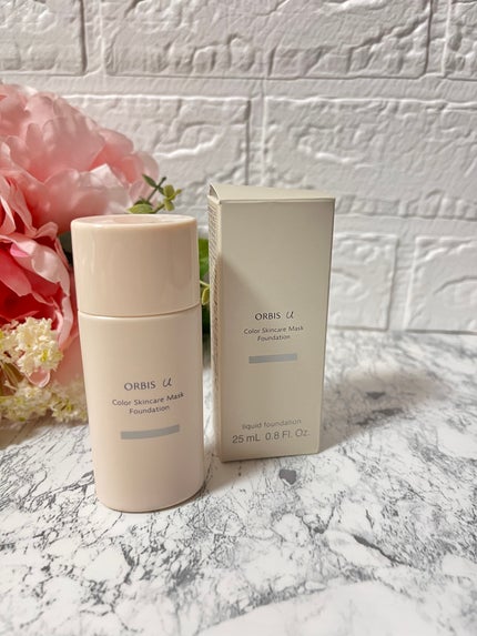 オルビスユー カラースキンケアマスク ファンデーション/オルビス/リキッドファンデーションを使ったクチコミ(2枚目)